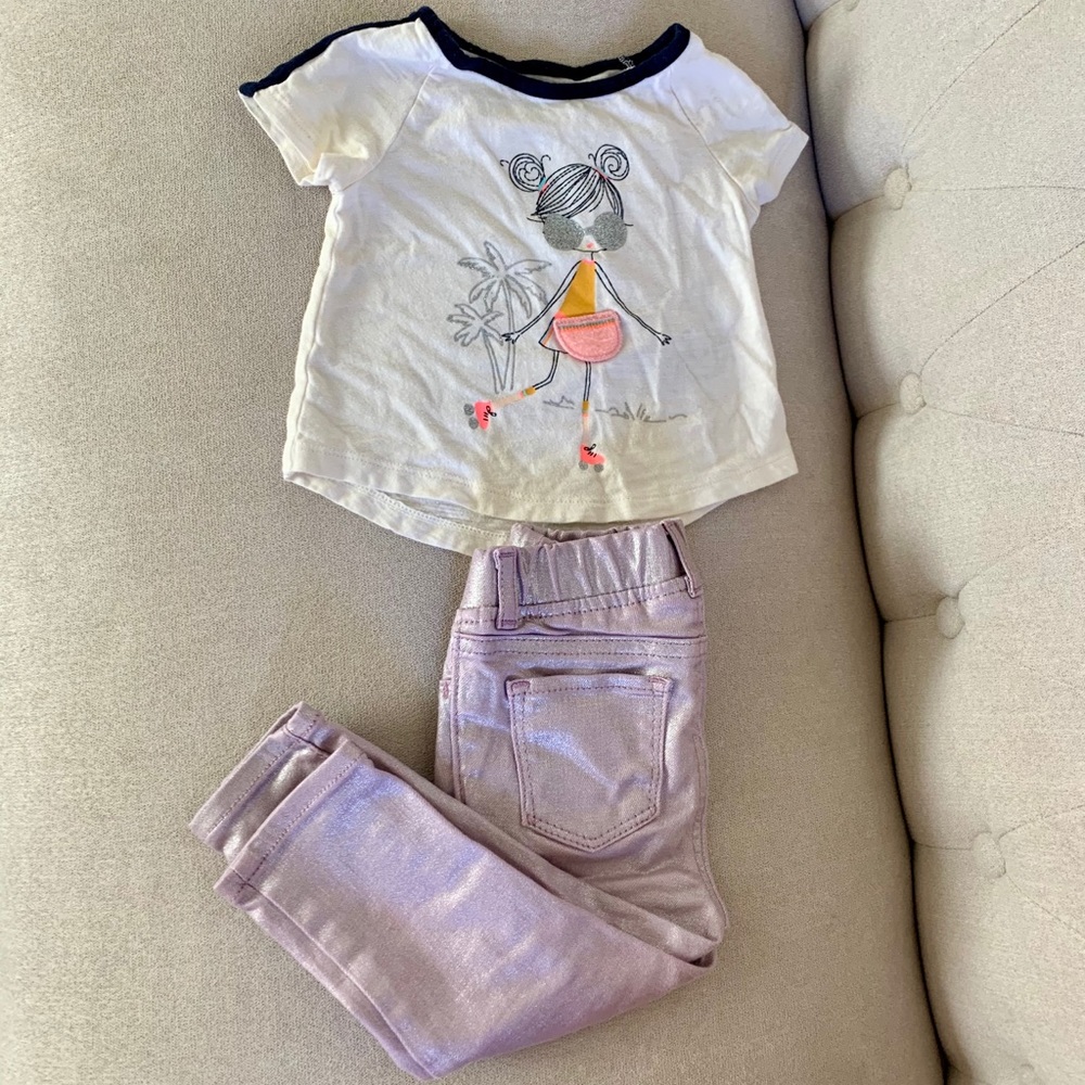 Baby Gap Cute Matching Set Size 12-18 months